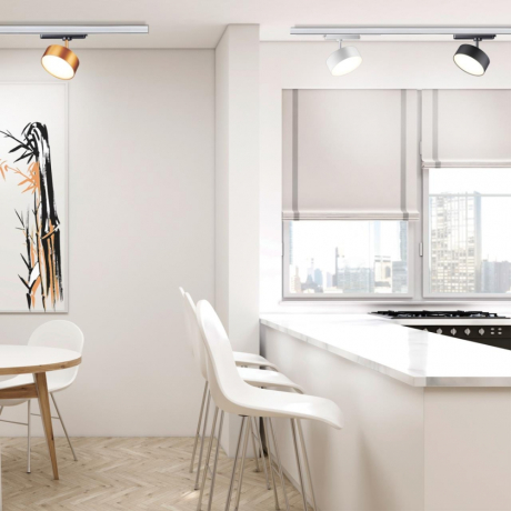 Однофазный LED светильник 24W 4000К для трека Prometa Novotech 358755 