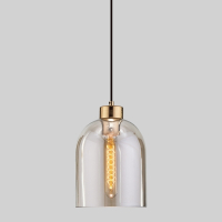 Нарушена упаковка!  <280117> Подвесной светильник Tandem Eurosvet 50119/1 латунь (a053238)