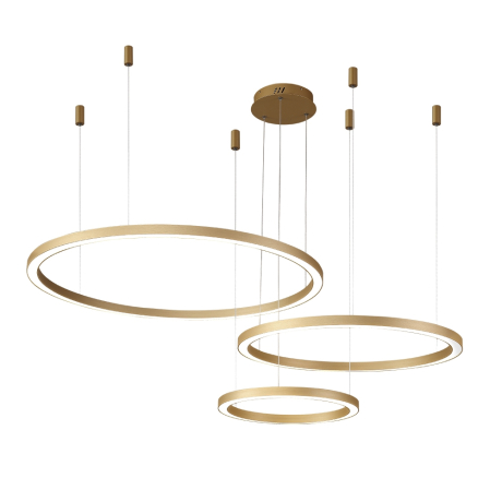 Люстра подвесная с пультом ДУ Crystal Lux FORTUNA SP158W LED GOLD 