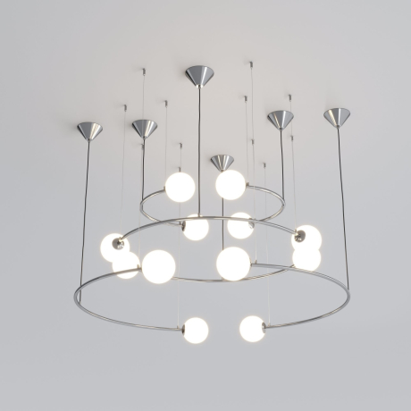 Подвесная люстра Bogates Brook 360/12 хром (a057671) 