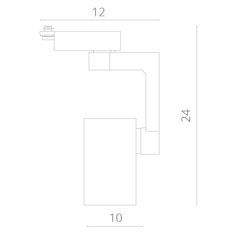 Светильник на штанге Arte Lamp Traccia A2330PL-1WH 
