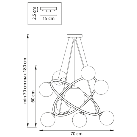 Подвесная люстра Lightstar Croco 815390 
