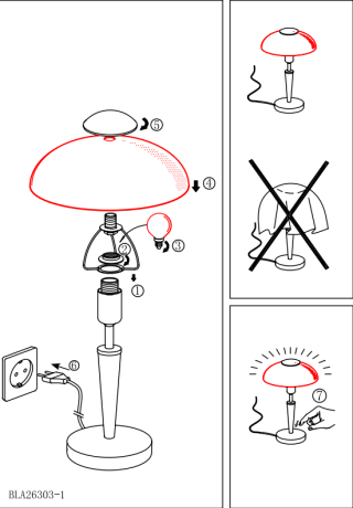 Настольная лампа декоративная Eglo Solo 1 87256 