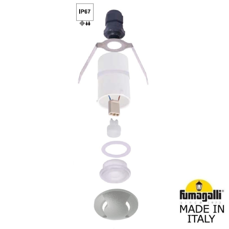 Уличный встраиваемы светильник Fumagalli TERESA 2L 2L2.000.000.LXZ1L