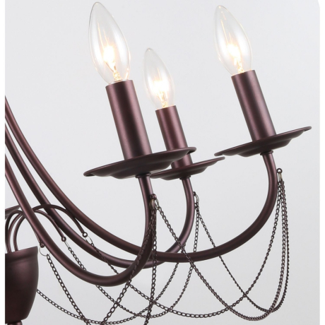 Люстра с лампочками, подвесная, комплект от Lustrof. №179015-617480 