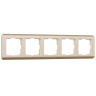 Рамка на 5 постов Werkel Stream (шампань) W0052111