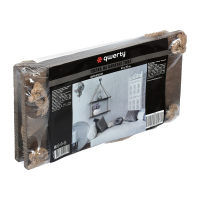 Витринный образец!  <303220> Полка на канатах Tivat, 2 яруса 40*20, толщина 1,5 см Qwerty 720037