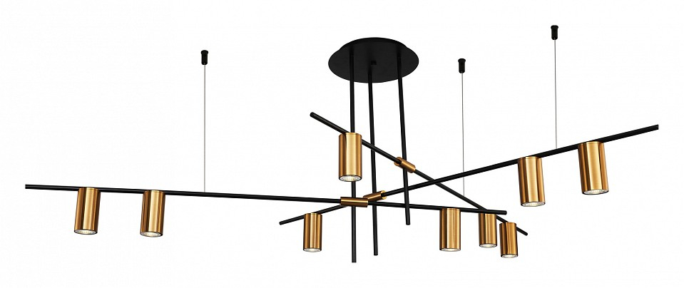 Люстра на штанге Indigo Breve 11031/9R Black 