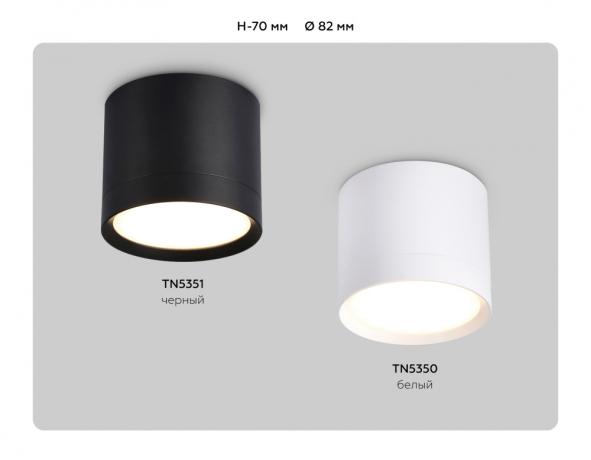 Встраиваемый светильник с лампочкой Ambrella light TN5350+Lamps 