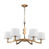 Подвесная люстра с лампочками Favourite Roshe 2624-6P+Lamps E14 Свеча