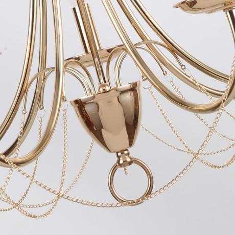 Люстра с лампочками, подвесная, комплект от Lustrof. №179021-617481 