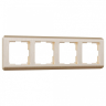 Рамка на 4 поста Werkel Stream (шампань) W0042111
