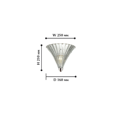Бра на стену со светодиодными лампами, комплект от Lustrof. №33849-617992 