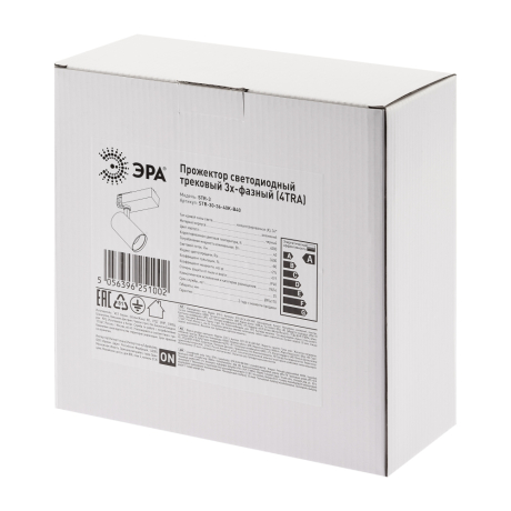 Трековый светодиодный светильник ЭРА SТR-30-36-40K-B40 Б0049768 
