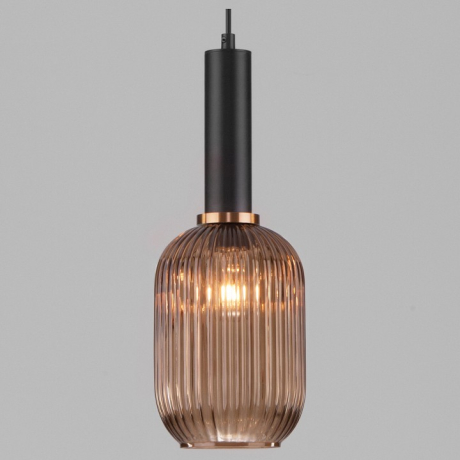 Подвесной светильник Eurosvet Bravo 50181/1 янтарь 