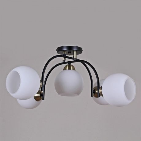 Потолочная люстра ILLUMICO  IL0250-5CSQ-79 BK AB 