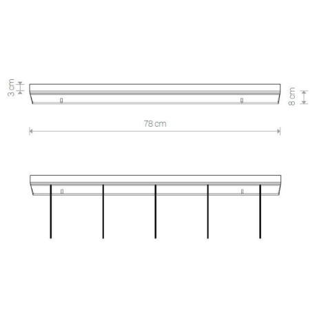 Основание Nowodvorski Cameleon Canopy B 780 BL 8561 