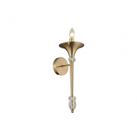 Бра Crystal Lux с лампочкой Miracle AP1 Bronze+Lamps E14 Свеча