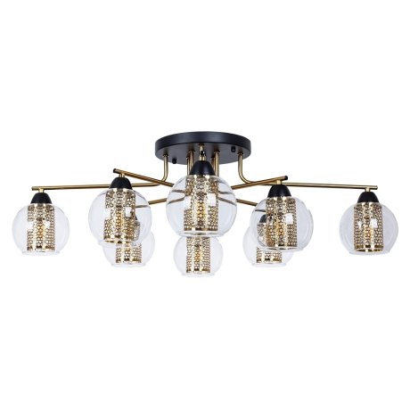 Нарушена упаковка! <648772> Потолочная люстра Arte Lamp Manchester A7045PL-8BK
