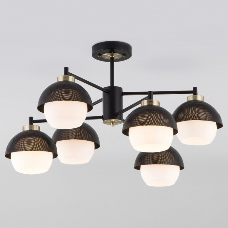 Люстра на штанге Eurosvet Nocciola 70106/6 черный 