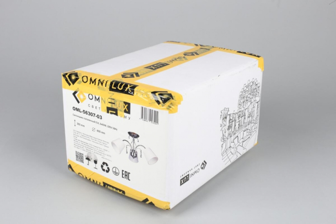 Люстра потолочная с лампочками Omnilux OML-56307-03+Lamps 