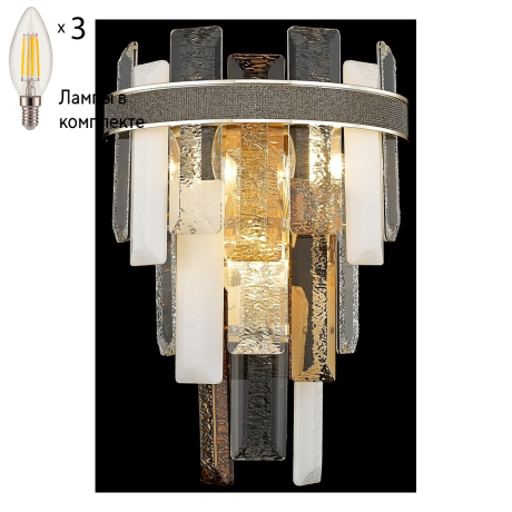 Бра с лампочками Wertmark WE115.03.301+Lamps 