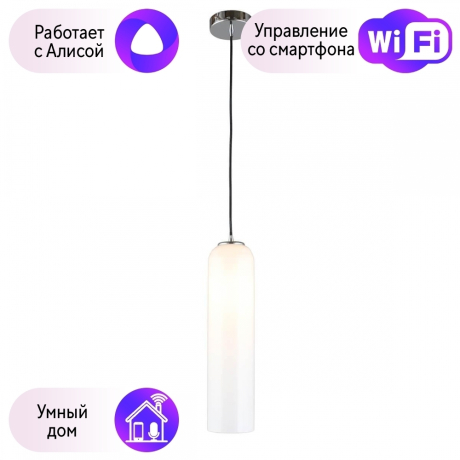 Светильник с поддержкой Алисы подвесной Omnilux OML-99606-01-A 