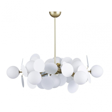 Люстра с Led лампочками в комплекте LOFT IT 10008/12 white+Lamps 