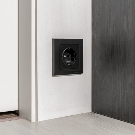 Рамка на 1 пост (черный) Werkel W0011808