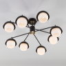 Потолочная люстра Eurosvet Nocciola 70106/8 черный a044935 