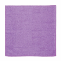 Нарушена упаковка!  <271336> Салфетка универсальная, ПЛОТНАЯ микрофибра, 30х30 см, фиолетовая, 220 г/м2, ЛЮБАША "ПЛЮС", 606305 (606305)
