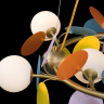 Люстра подвесная с Led лампочками в комплекте LOFT IT 10008/700 mult+Lamps 