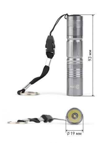 Карманный светодиодный фонарь ЭРА от батареек 93х19 60 лм SDB1 C0027253