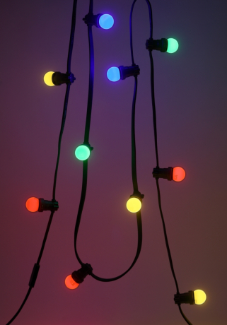 Лампа светодиодная ЭРА E27 1W 3000K зеленая ERAGL45-E27 Б0049574 