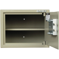 Сейф мебельный BRABIX "D-24m", 240х310х260 мм, 7 кг, ключевой замок, крепление к стене, 291162 (291162)