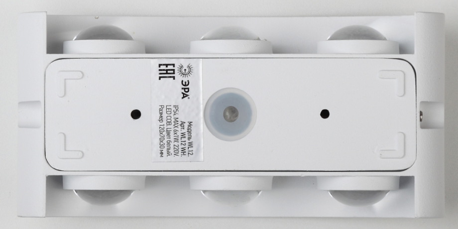 Уличный настенный светильник Эра WL12 WH (Б0034610)