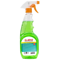 Нарушена упаковка!  <220861> Средство для мытья стекол и зеркал с нашатырным спиртом 500 мл, LAIMA PROFESSIONAL, распылитель, 604744 (604744)