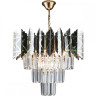 Подвесная хрустальная люстра Reluce 02202-0.4-05 FGD+BK (1425125) 