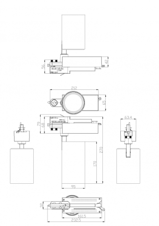 Трековый светодиодный светильник ЭРА SТR-30-36-30K-B30 Б0049779 
