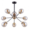 Люстра на штанге Citilux Планета CL105295 Венге+Бронза 