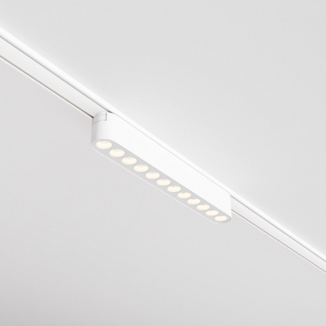 Нарушена упаковка!  <646970> Трековый светильник 12W 4000К для ультратонкого магнитного шинопровода Maytoni Technicall Radity Points TR082-1-12W4K-M-W