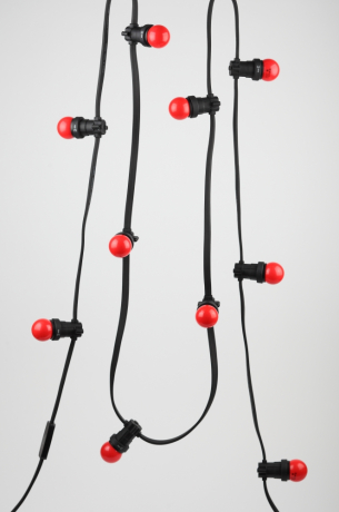 Лампа светодиодная ЭРА E27 1W 3000K красная ERARL45-E27 Б0049575 