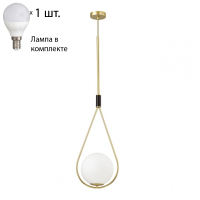 Подвесной светильник с лампочкой Odeon Light Flari 4810/1A+Lamps E14 P45