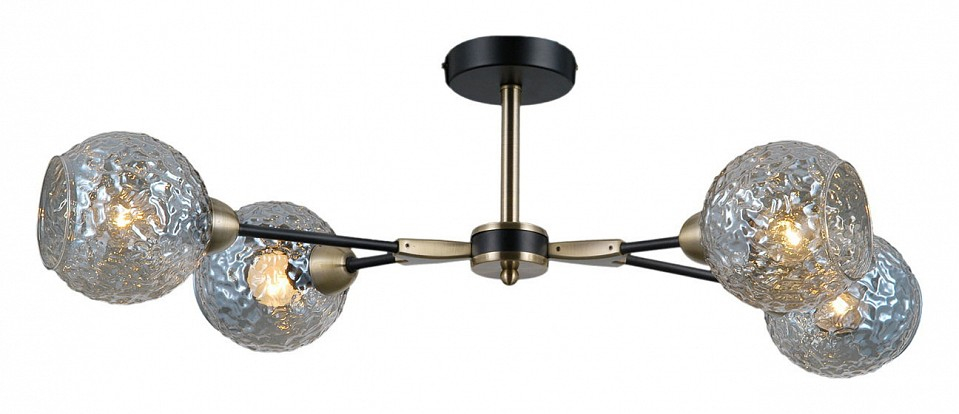 Люстра на штанге ILLUMICO IL0253-4CSQ-79 BK AB