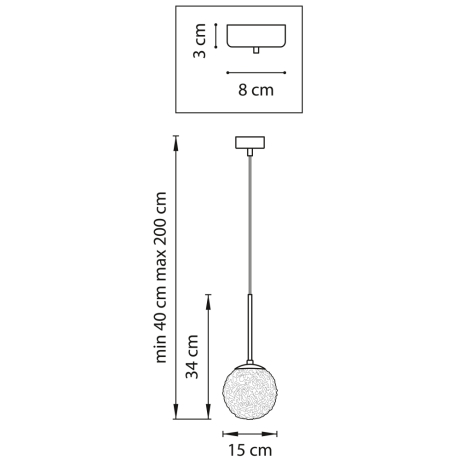 Светильник подвесной с Led лампочками в комплекте Lightstar 815210+Lamps 