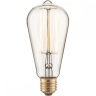 Ретро лампа Эдисона E27 60W 2000К (теплый) Elektrostandard ST64 (a034964) 