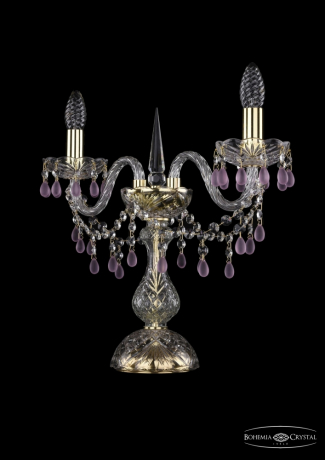 1410L/2/141-39/G/V7010 Настольная лампа Bohemia Ivele Crystal 