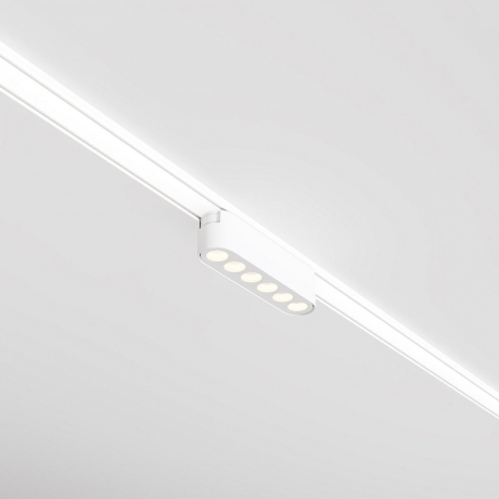 Нарушена упаковка!  <646976> Трековый светильник 6W 4000К для ультратонкого магнитного шинопровода Maytoni Technicall Radity Points TR082-1-6W4K-M-W