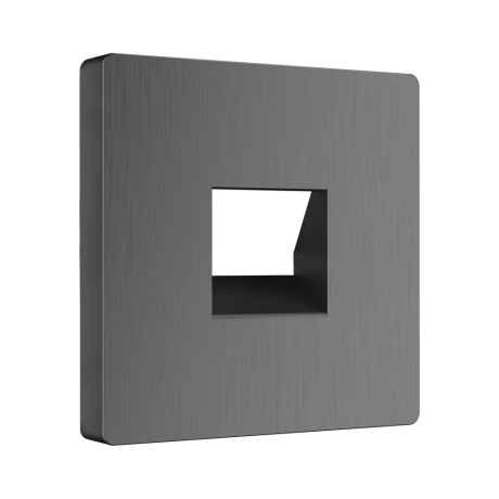 Накладка для телефонной розетки RJ-11 (графит рифленый) W1192004 Werkel (a050743) 