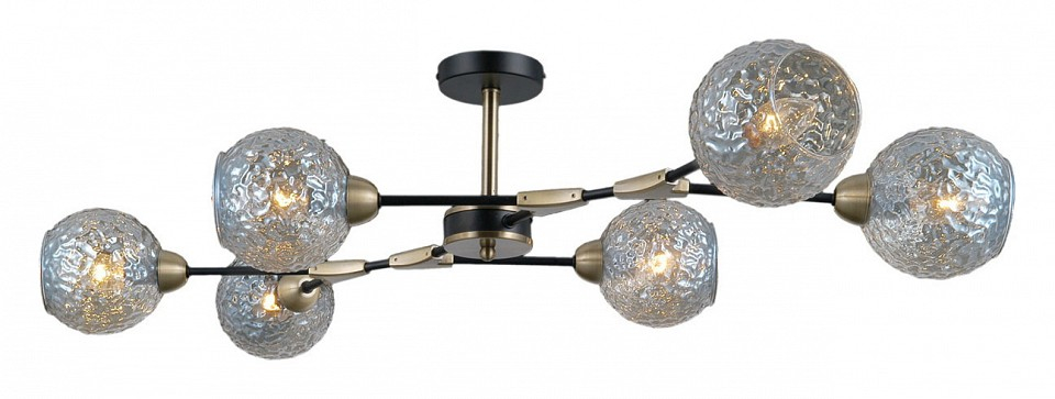 Люстра на штанге ILLUMICO  IL0253-6CSQ-79 BK AB 